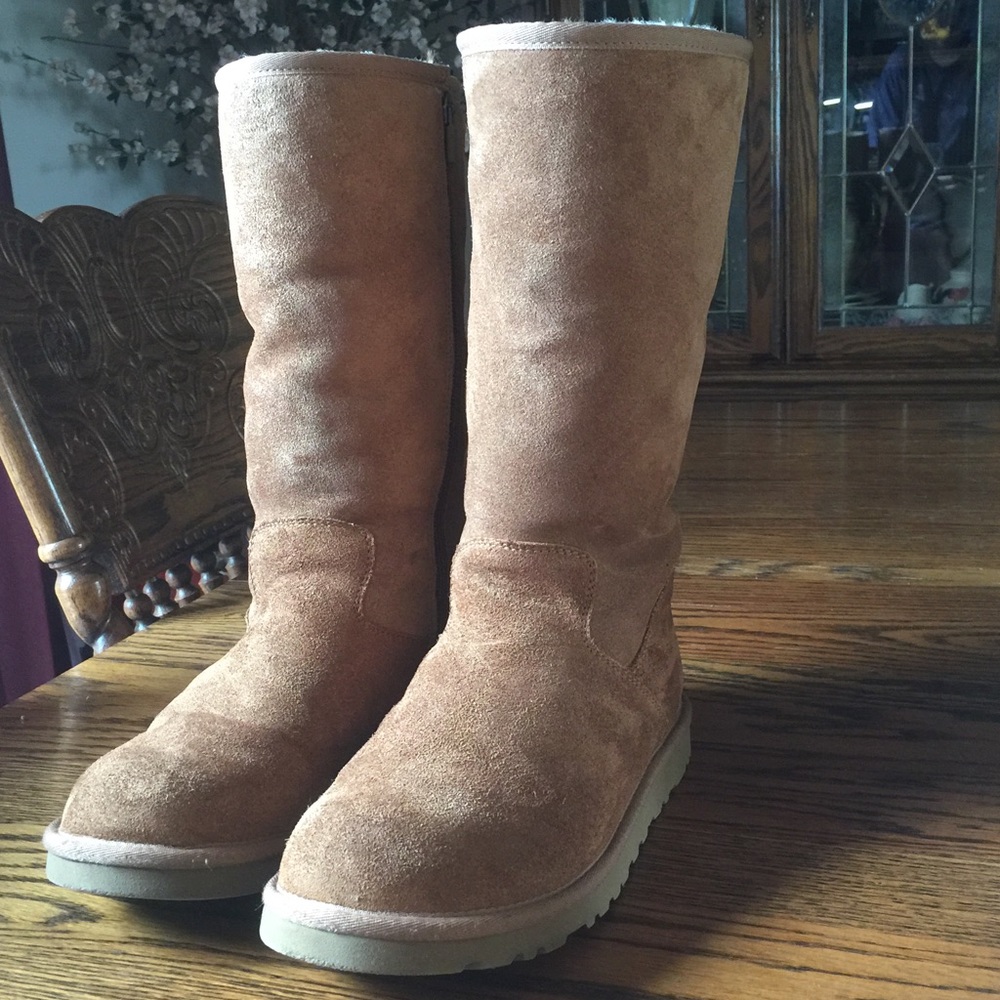 UGG Classic Tall Chestnut Zipper Boots (listing for bobbiej1969)